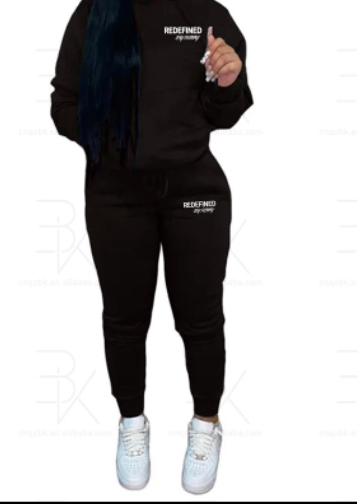 RDR Black Sweat Suit